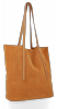 Kožené kabelka shopper bag Vittoria Gotti ryšavá V6590C